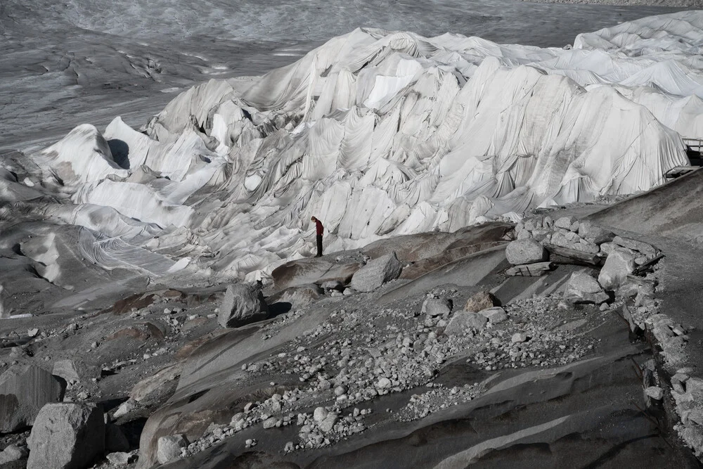 Furka Gletscher - fotokunst von Jonas Hafner