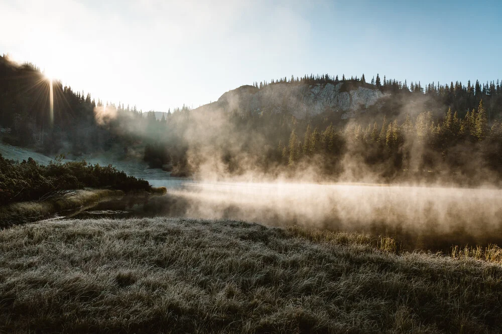 Sunrise at the lake pt. II - fotokunst von Ivan Bandic