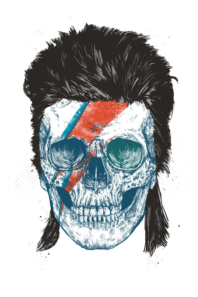 Bowie's skull - fotokunst von Balazs Solti