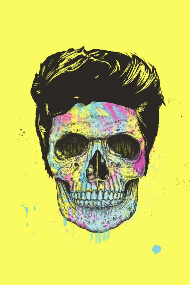 Colour your skull - fotokunst von Balazs Solti