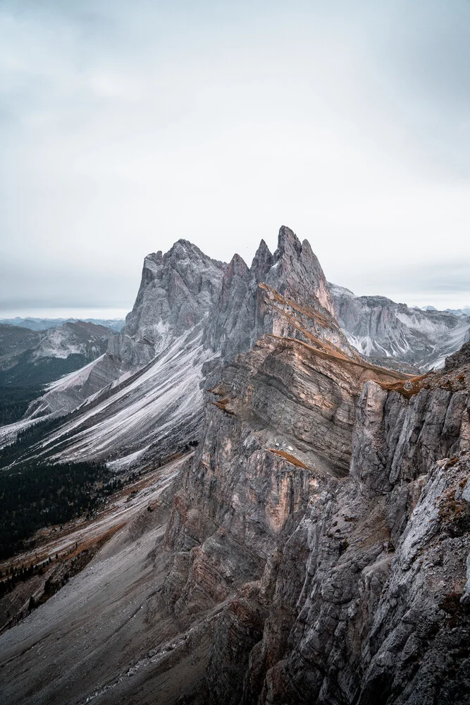 Seceda mountain in the dolomites - Fineart photography by Tobias Winkelmann