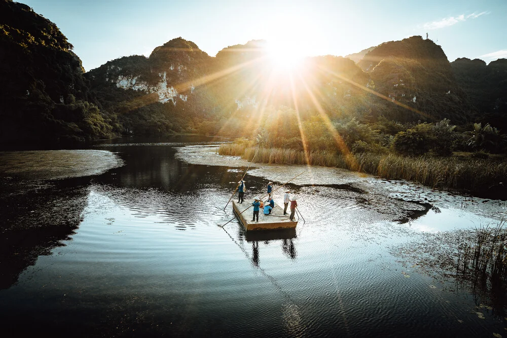 Vietnamesischer Sonnenuntergang - fotokunst von Tobias Winkelmann