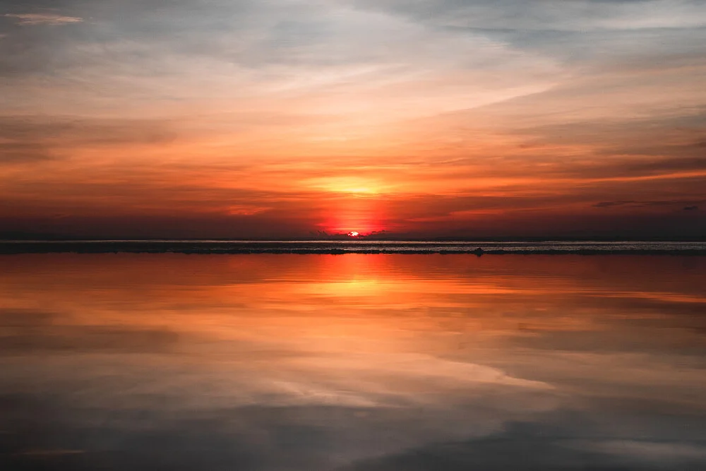 Sonnenuntergang Horizont - fotokunst von Tobias Winkelmann