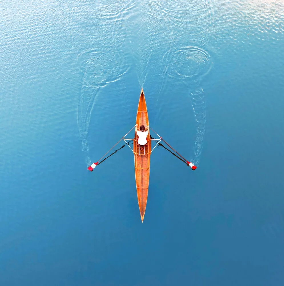 Rowing - fotokunst von Kirill Voronkov