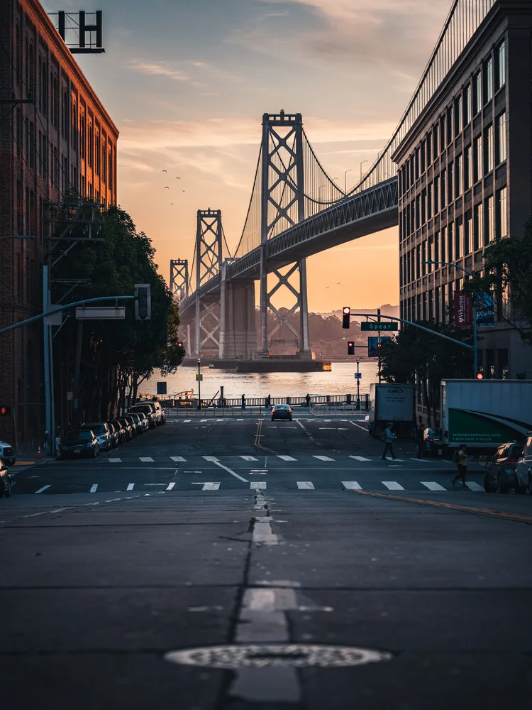 golden hour SF - fotokunst von Dimitri Luft