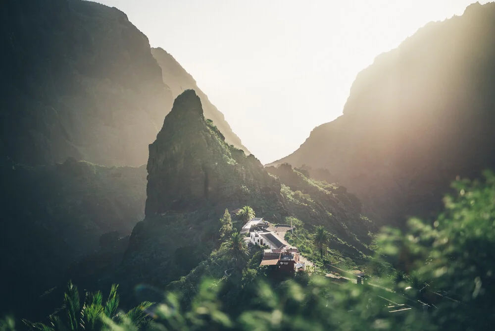 Masca at tenerife during sunset - Fineart photography by Christoph Sangmeister