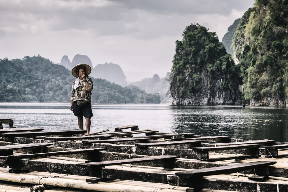 Asian woman in Khao Sok national park - Fineart photography by Franzel Drepper