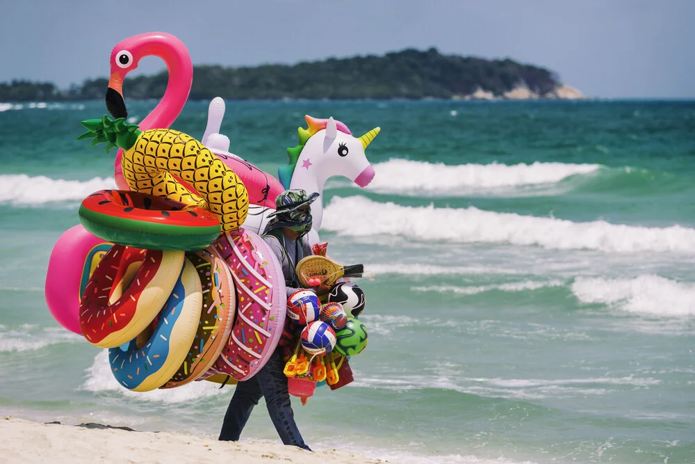 beach buisines on Koh Samui - Fineart photography by Franzel Drepper