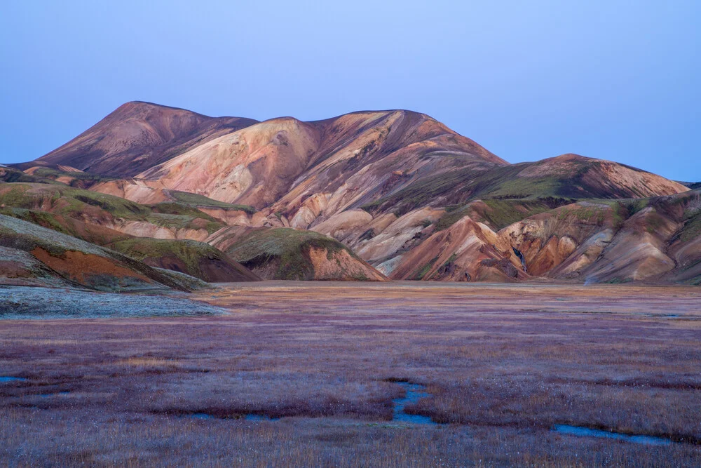 Bunte Berge von Island - fotokunst von Franz Sussbauer