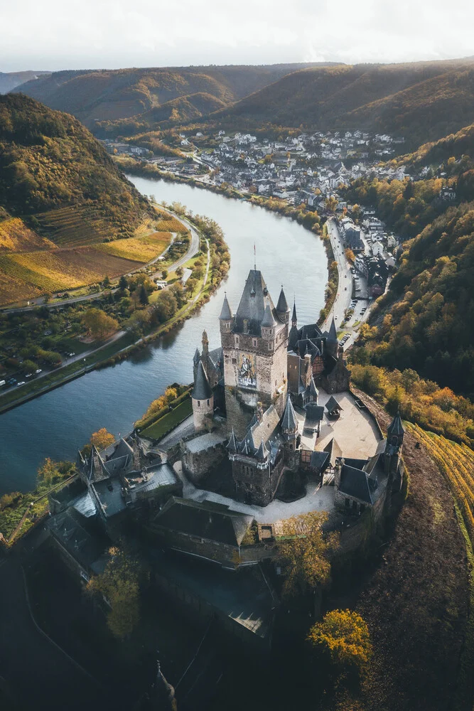 Castle Cochem in autumn - Fineart photography by Christoph Sangmeister