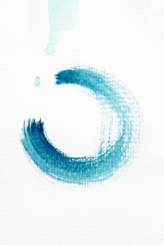 Aquarelle Meets Pencil - Circle - fotokunst von Studio Na.hili