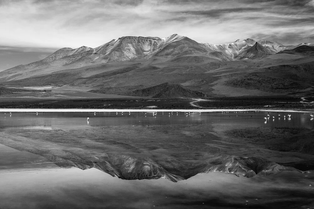 Laguna Hedionda BW - fotokunst von Mathias Becker