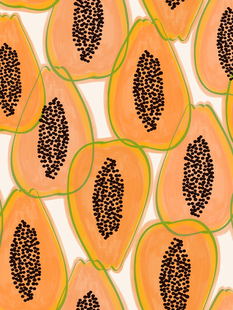 Papaya Cravings - fotokunst von Uma Gokhale