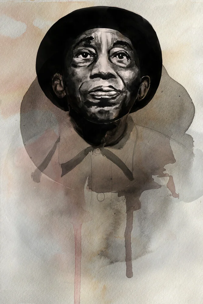 Mississipi John Hurt - fotokunst von David Diehl