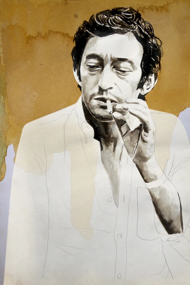 Serge Gainsbourg - Fineart photography by David Diehl