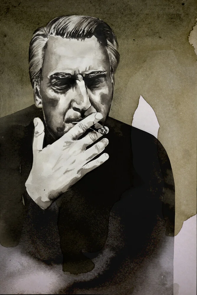 Roland Barthes - fotokunst von David Diehl