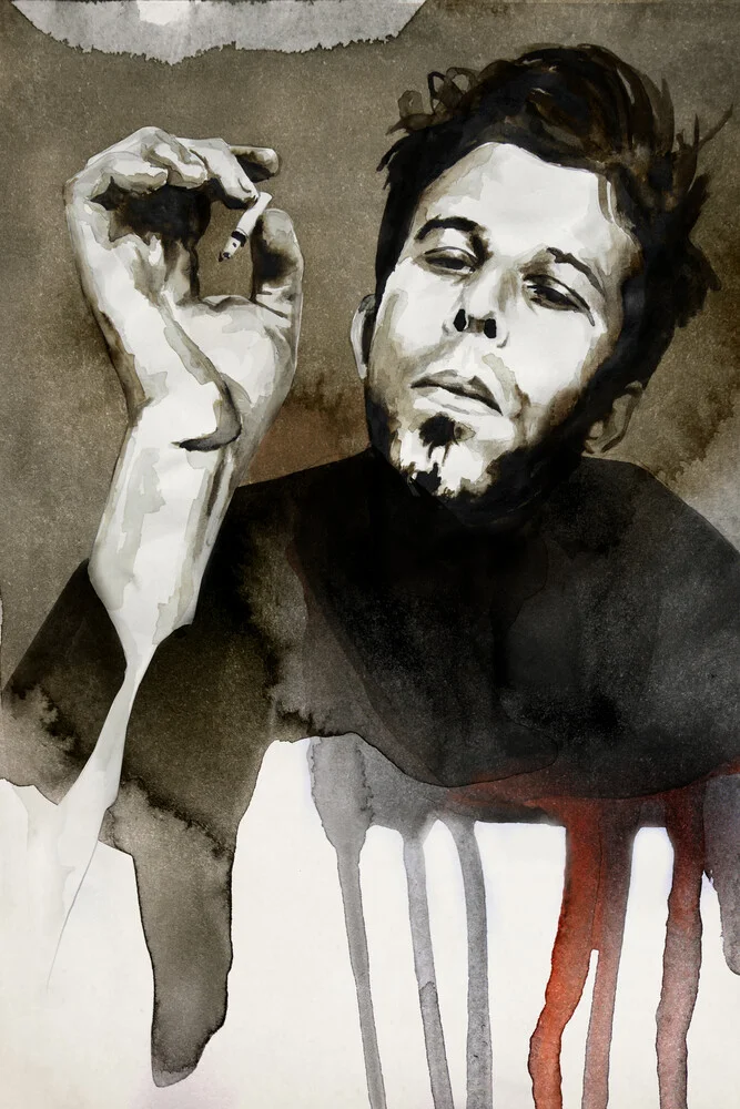 Tom Waits - fotokunst von David Diehl