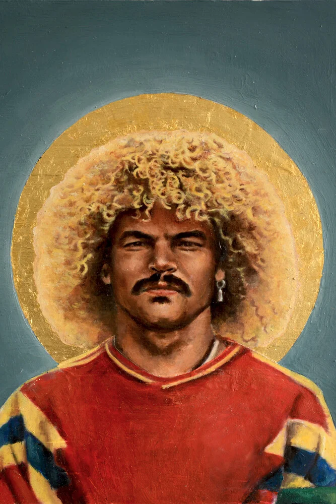 Carlos Valderrama - fotokunst von David Diehl