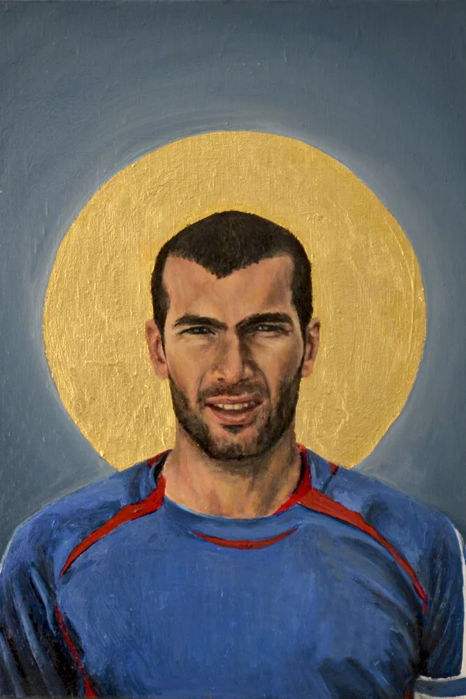 Zinédine Zidane - fotokunst von David Diehl