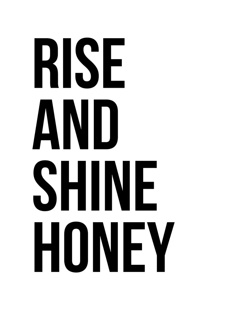 Rise and Shine Honey - fotokunst von Vivid Atelier