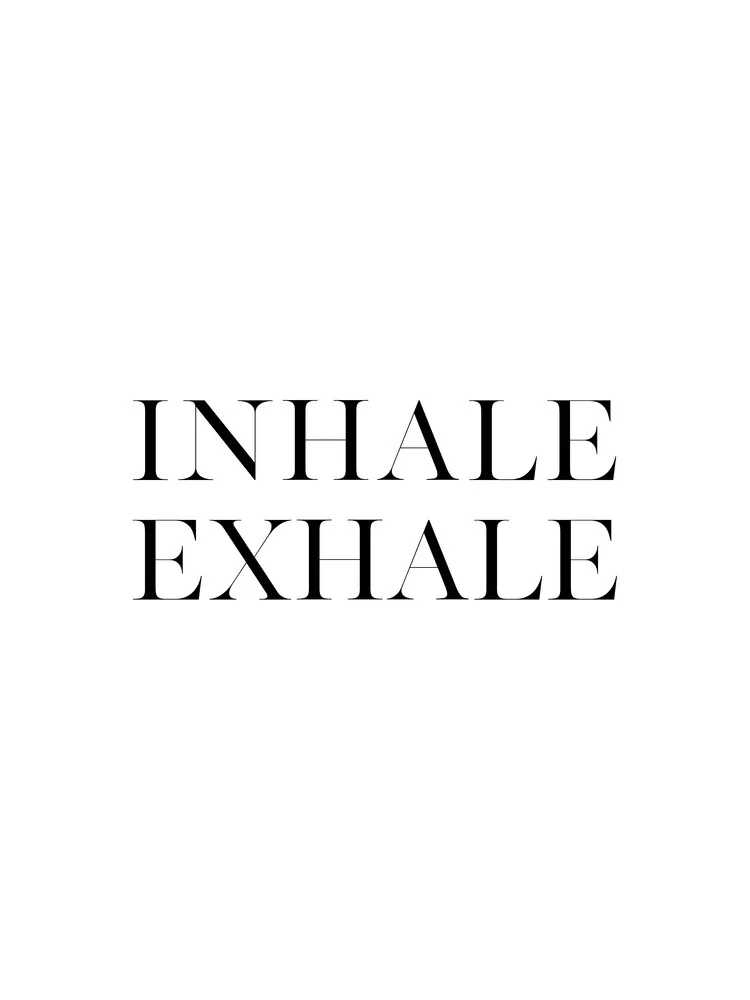 Inhale Exhale No2 - fotokunst von Vivid Atelier
