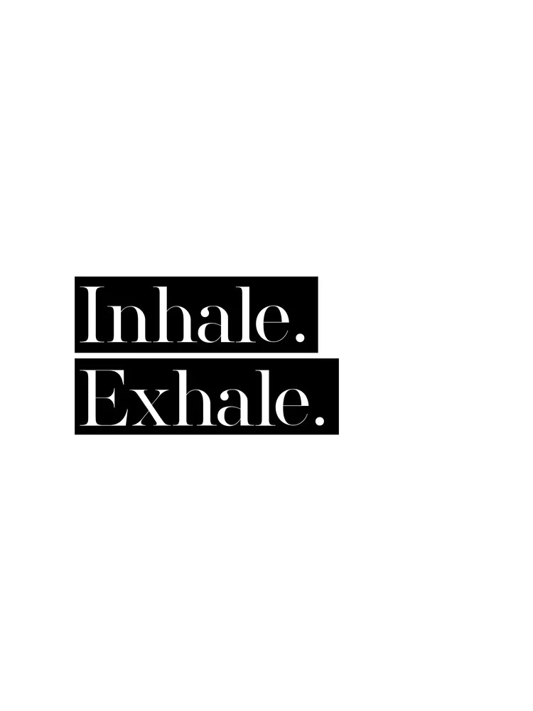 Inhale Exhale No3 - fotokunst von Vivid Atelier