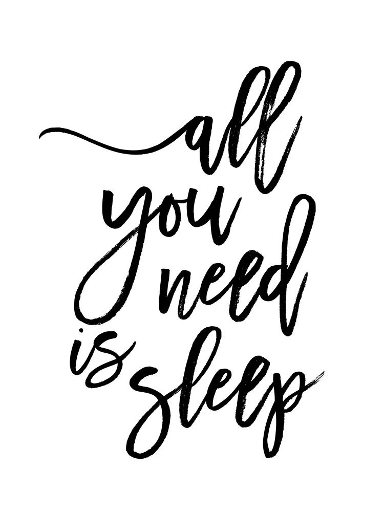 All You Need is Sleep - fotokunst von Vivid Atelier