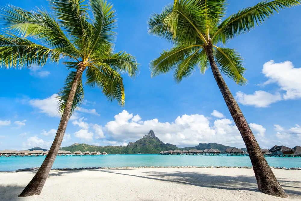 Mont Otemanu auf Bora Bora - fotokunst von Jan Becke