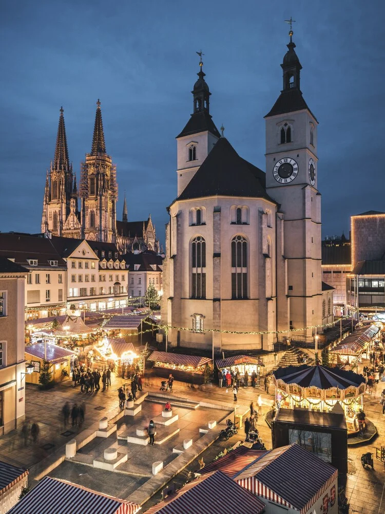 Weihnachtsmarkt Regensburg - fotokunst von Thomas Müller