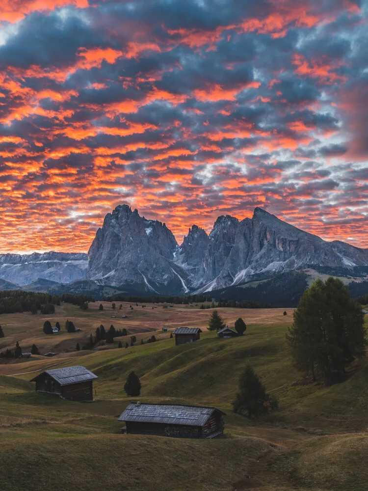 Sonnenaufgang in den Dolomiten - fotokunst von Thomas Müller