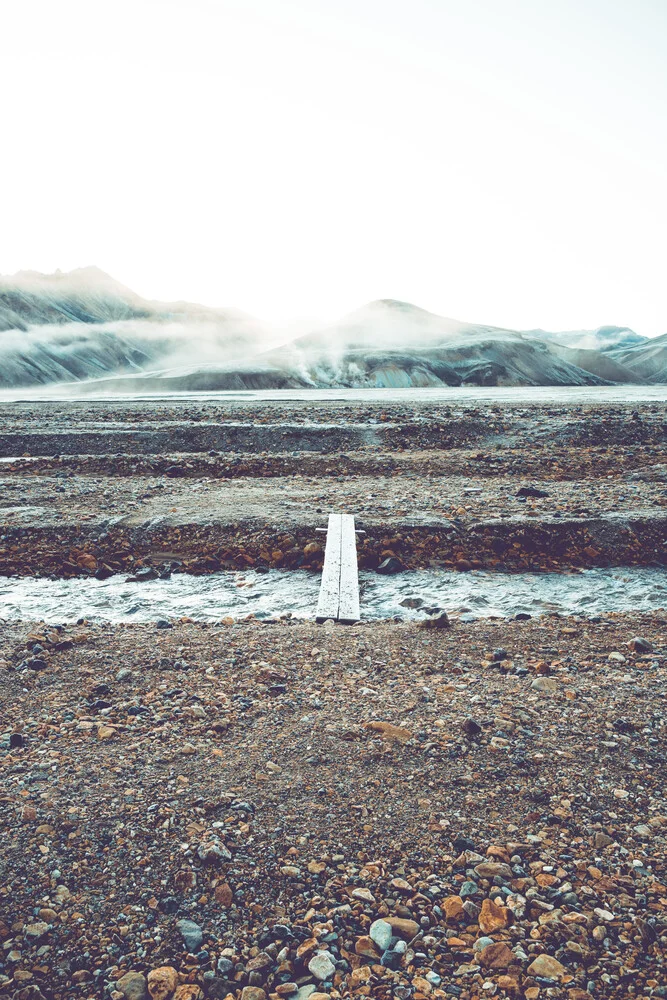 Footpath in Landmannalaugar - Fineart photography by Franz Sussbauer