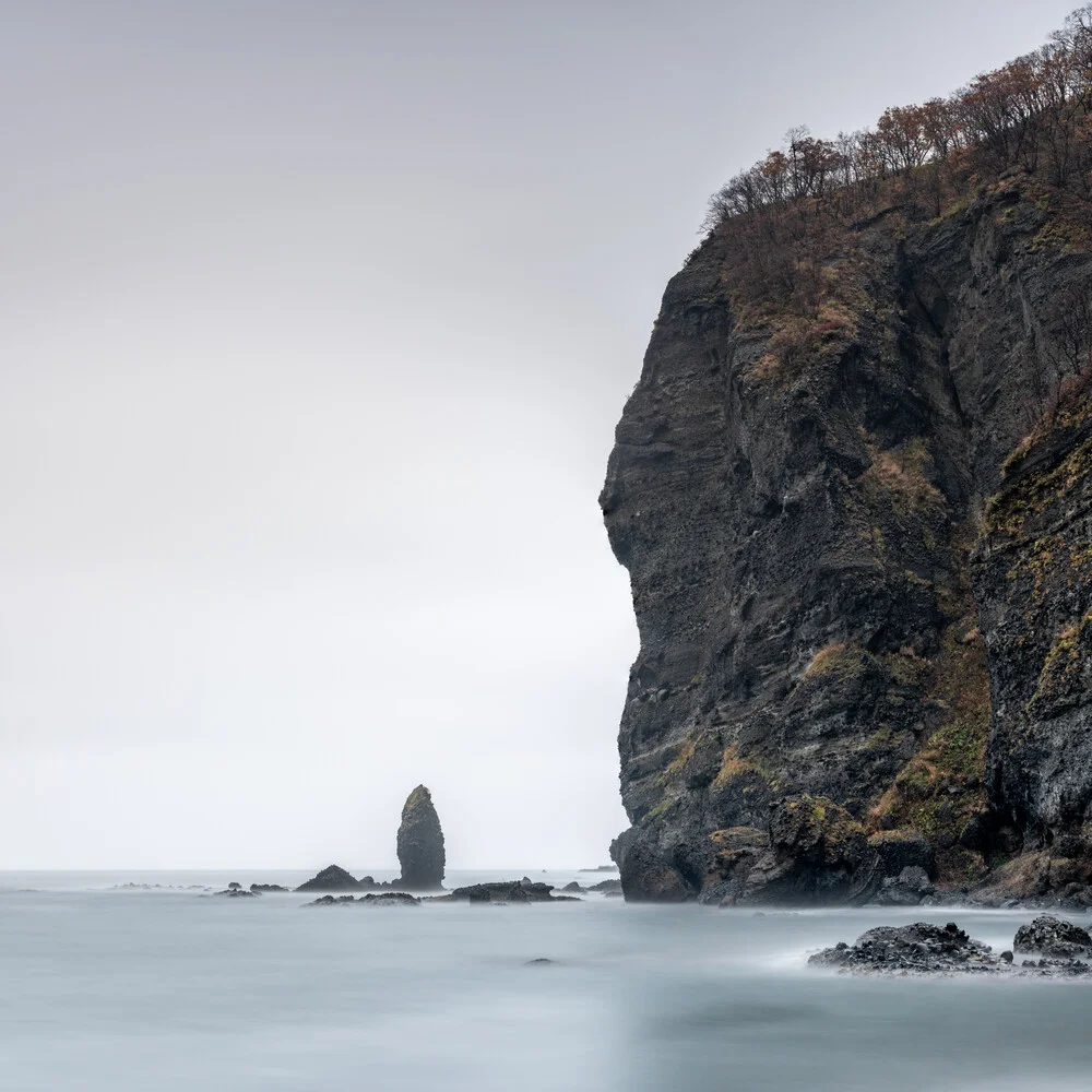 Rocky coast on the island of Hokkaido - Fineart photography by Jan Becke