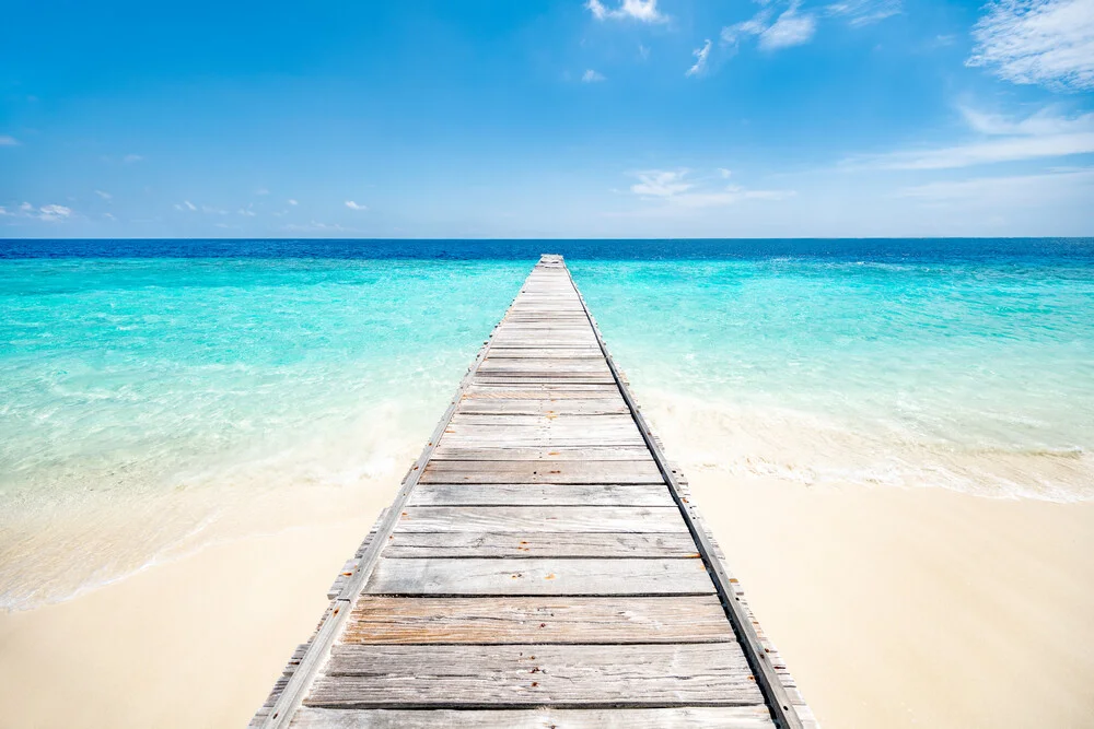 Pier by the sea - Fineart photography by Jan Becke