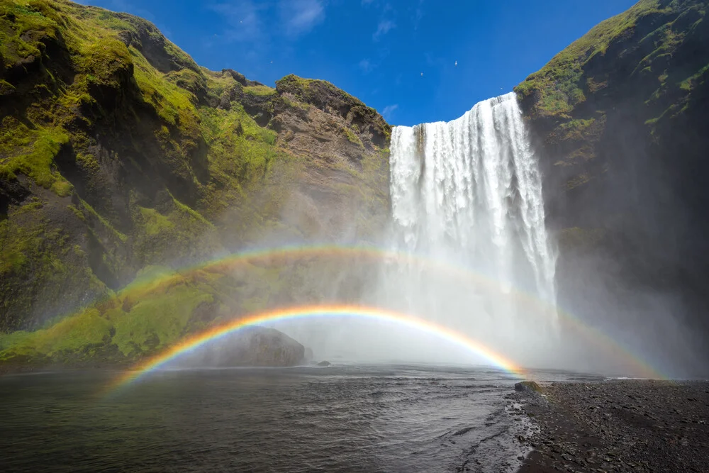 Skogarfoss Rainbow - Fineart photography by Dave Derbis