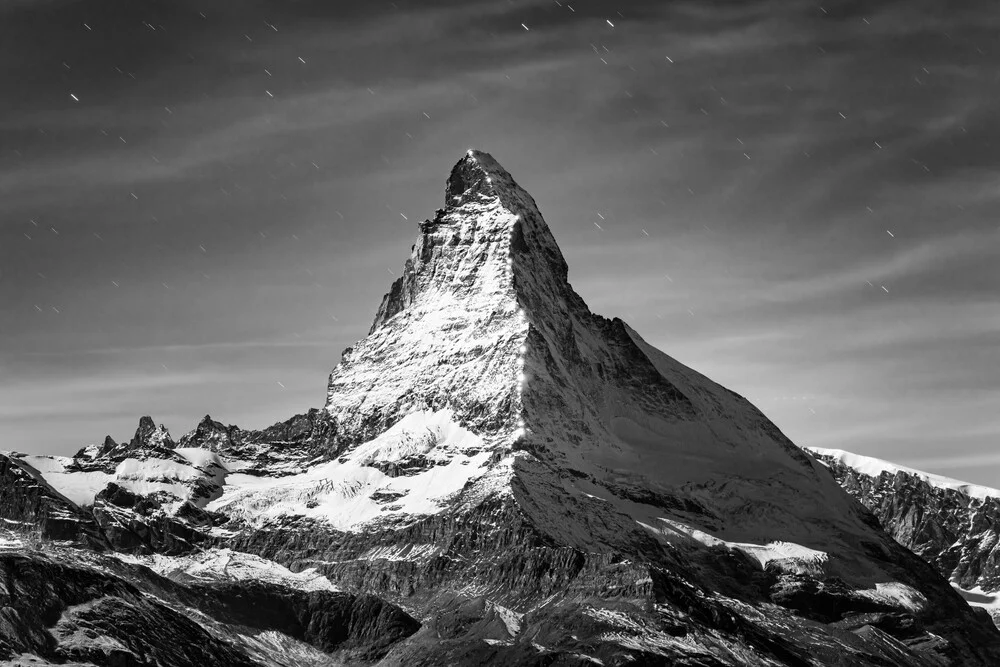 Gipfel des Matterhorns - fotokunst von Jan Becke