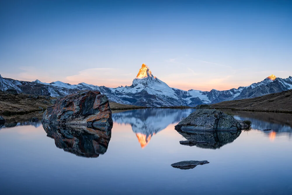 Matterhorn bei Sonnenaufgang - fotokunst von Jan Becke