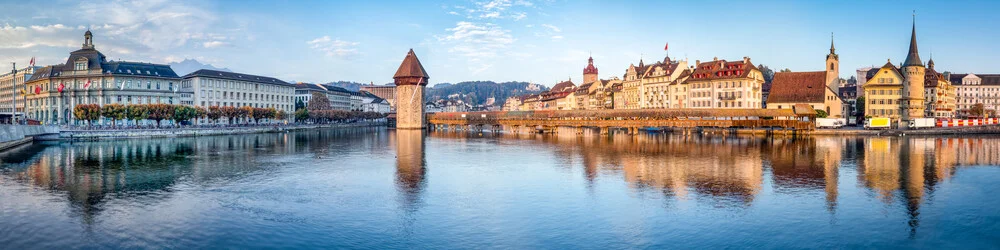 Lucerne Old Town Panorama - Fineart photography by Jan Becke