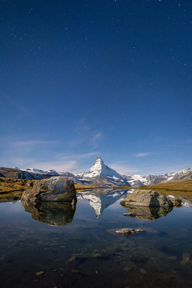 Stellisee and Matterhorn - Fineart photography by Jan Becke