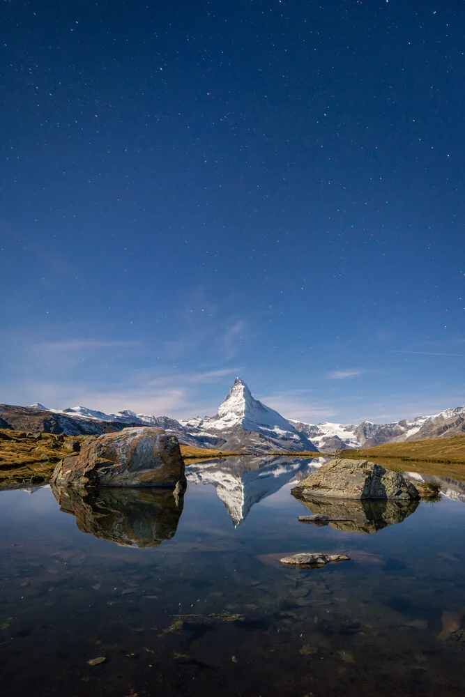 Stellisee und Matterhorn - fotokunst von Jan Becke