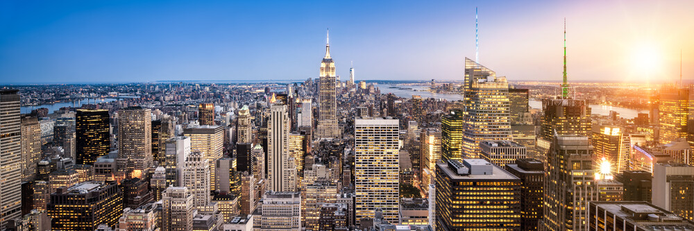 Manhattan Skyline panorama - Fineart photography by Jan Becke