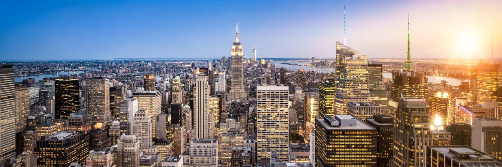 Manhattan Skyline Panorama - fotokunst von Jan Becke