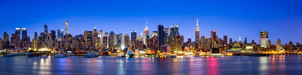 New York City Skyline Panorama - fotokunst von Jan Becke