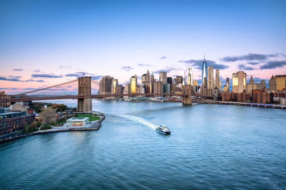 Brooklyn Bridge in New York City - fotokunst von Jan Becke