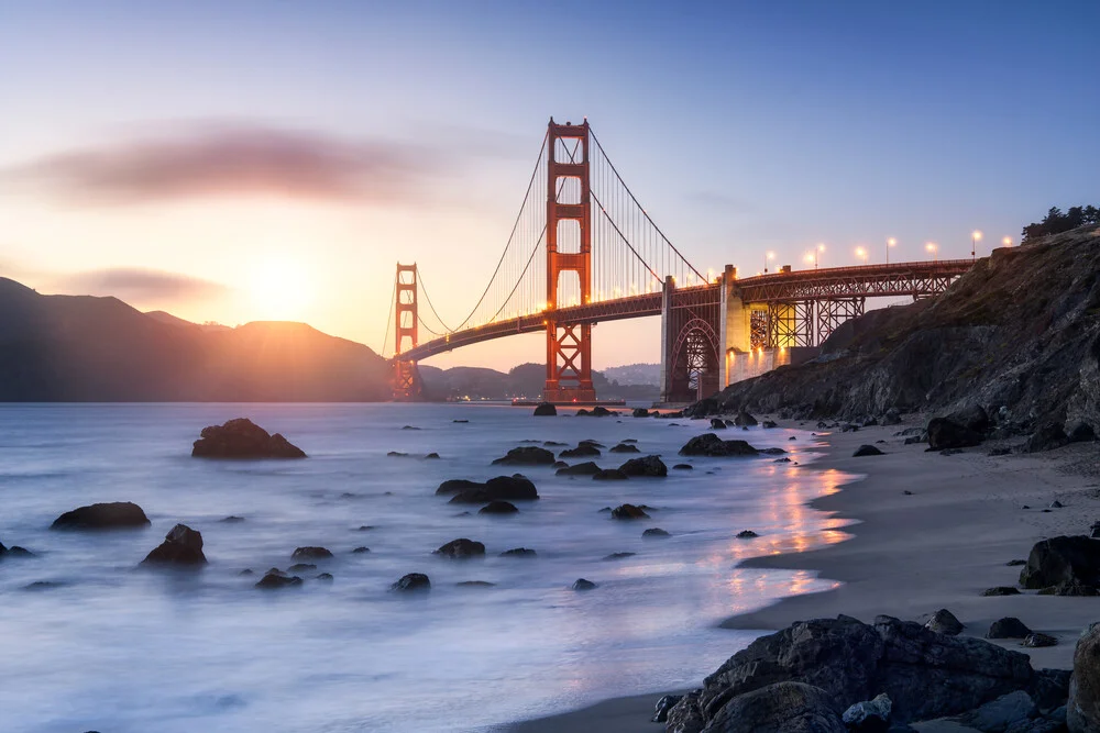 Golden Gate Bridge - fotokunst von Jan Becke