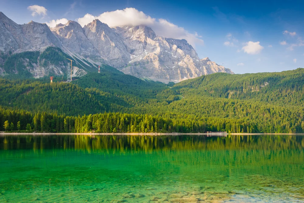 Sommer am Eibsee - fotokunst von Martin Wasilewski