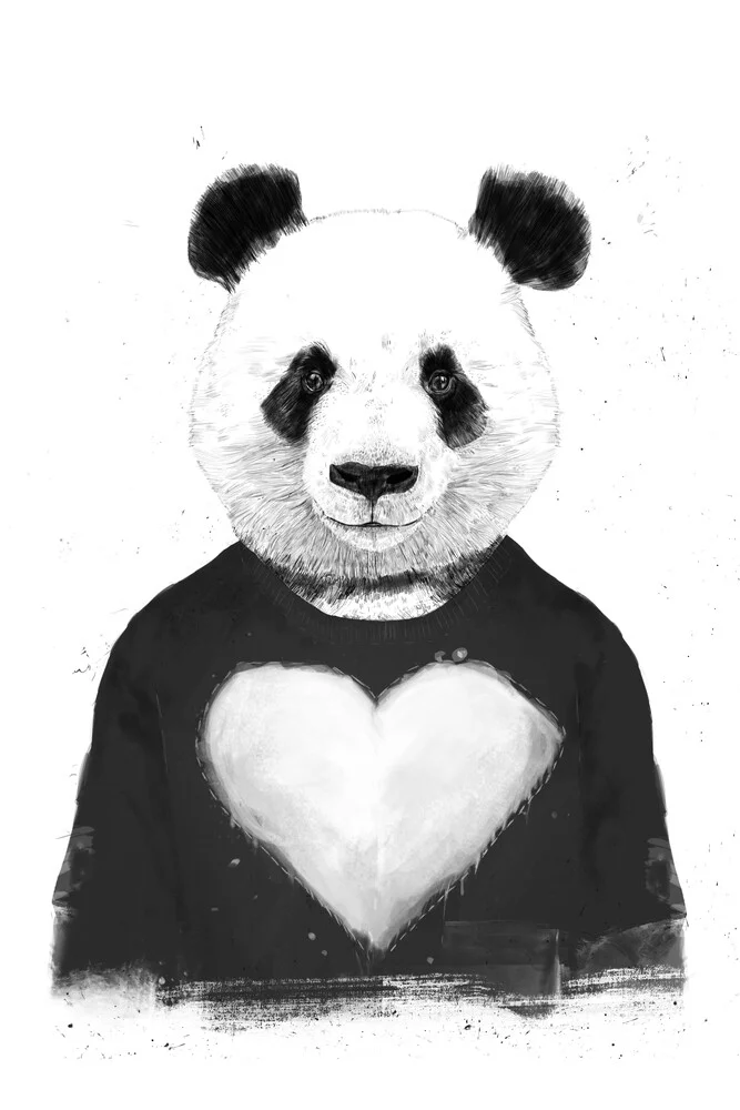 Lovely panda - fotokunst von Balazs Solti