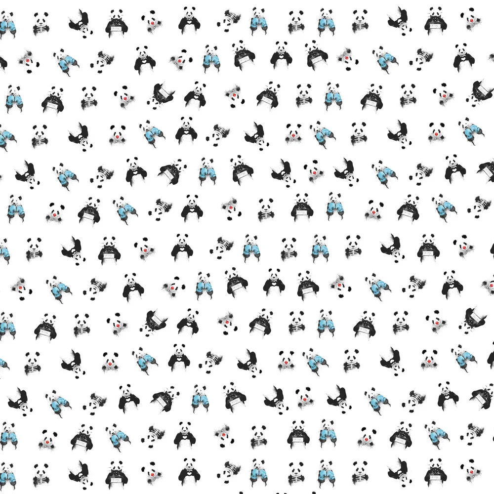Panda pattern - fotokunst von Balazs Solti