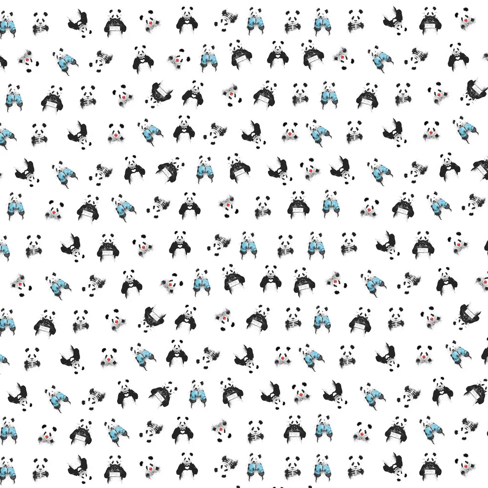 Panda pattern - Fineart photography by Balazs Solti