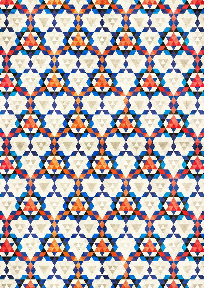 Bohemian Moroccan Pattern - fotokunst von Pia Kolle