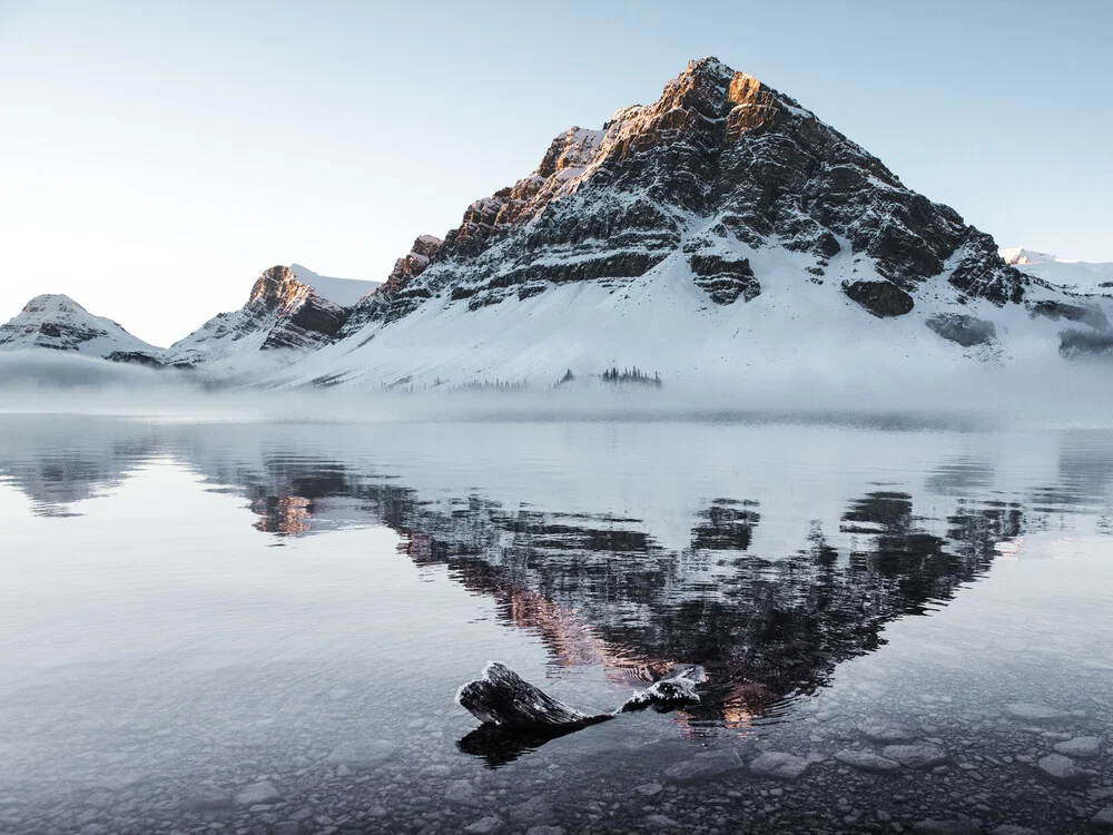 Bow lake Morning - Fineart photography by Sonja Lautner
